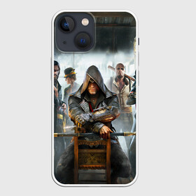 Чехол для iPhone 13 mini с принтом Assassin’s Creed Syndicate в Петрозаводске,  |  | black flag | brotherhood | chronicles | creed | game | origins | revelations | rogue | syndicate | unity | valhalla | альтаир | ассасин | игры | кинжал | пираты