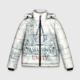 Зимняя куртка для мальчиков 3D с принтом Assassin’s Creed Unity в Петрозаводске, ткань верха — 100% полиэстер; подклад — 100% полиэстер, утеплитель — 100% полиэстер | длина ниже бедра, удлиненная спинка, воротник стойка и отстегивающийся капюшон. Есть боковые карманы с листочкой на кнопках, утяжки по низу изделия и внутренний карман на молнии. 

Предусмотрены светоотражающий принт на спинке, радужный светоотражающий элемент на пуллере молнии и на резинке для утяжки | black flag | brotherhood | chronicles | creed | game | origins | revelations | rogue | syndicate | unity | valhalla | альтаир | ассасин | игры | кинжал | пираты