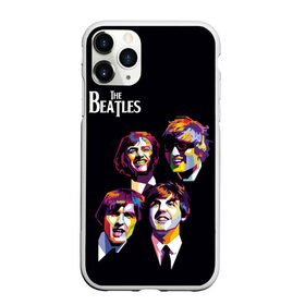 Чехол для iPhone 11 Pro матовый с принтом The Beatles в Петрозаводске, Силикон |  | the beatles | великобритания | джон леннон | классика | легенды | музыка | пол маккартни | рок | рок группа