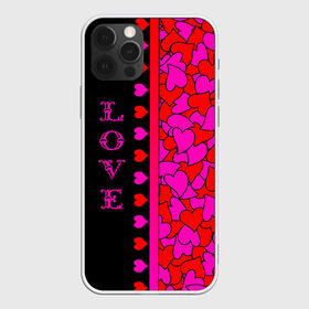 Чехол для iPhone 12 Pro Max с принтом LOVE в Петрозаводске, Силикон |  | 8 марта | heart | love you | valentines day | валентинка | влюбленным | девушке | день рождения | жена | женщинам | лучшая | любимая | люблю | любовь | молодоженам | подарок | поздравление | праздник | самая | свадьба