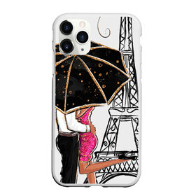 Чехол для iPhone 11 Pro Max матовый с принтом Хочу в Париж в Петрозаводске, Силикон |  | tegunvteg | башня | любовь | путешествия