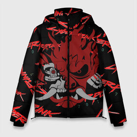 Мужская зимняя куртка 3D с принтом Cyberpunk2077 red samurai в Петрозаводске, верх — 100% полиэстер; подкладка — 100% полиэстер; утеплитель — 100% полиэстер | длина ниже бедра, свободный силуэт Оверсайз. Есть воротник-стойка, отстегивающийся капюшон и ветрозащитная планка. 

Боковые карманы с листочкой на кнопках и внутренний карман на молнии. | Тематика изображения на принте: 2077 | cyber punk 2077 | cyberpunk | cyberpunk2077art | red | samurai | киберпанк | красный 2077