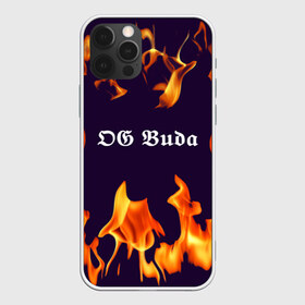 Чехол для iPhone 12 Pro Max с принтом OG Buda в Петрозаводске, Силикон |  | dark | fire | music | og buda | og buda lettering | og buda print | rap | rapper | rep lettering | rep print | музыка | надпись og buda | надпись рэп | огонь | принт og buda | принт рэп | рэп | рэпер | темный