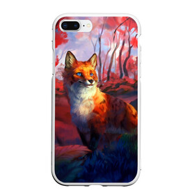 Чехол для iPhone 7Plus/8 Plus матовый с принтом Рыжая лиса в Петрозаводске, Силикон | Область печати: задняя сторона чехла, без боковых панелей | fox | foxy | животное | звери | лиса | лисенок | лисичка | милая | рыжая | фокс