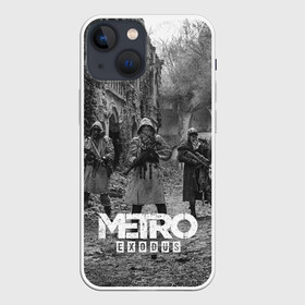 Чехол для iPhone 13 mini с принтом Metro Exodus в Петрозаводске,  |  | 2033 | exodus | metro | metro 2033 | metro exodus | stalker | апокалипсис | диггер | дигеры | метро | разрушка | эпидемия