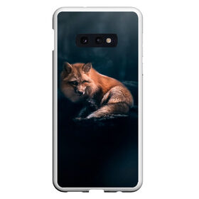 Чехол для Samsung S10E с принтом Мудрый лис в Петрозаводске, Силикон | Область печати: задняя сторона чехла, без боковых панелей | fox | foxy | животное | звери | лиса | лисенок | лисичка | милая | рыжая | фокс