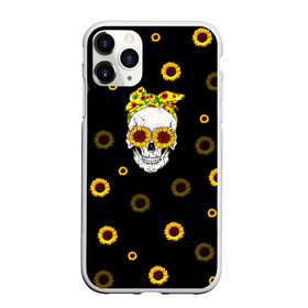 Чехол для iPhone 11 Pro Max матовый с принтом Череп и подсолнухи в Петрозаводске, Силикон |  | глаза | металл | подсолнух | подсолнухи | прикол | с черепами | с черепом | скелет | солнце | череп | черепа | черепок | эмо