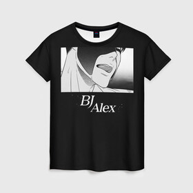 Женская футболка 3D с принтом Bj Alex в Петрозаводске, 100% полиэфир ( синтетическое хлопкоподобное полотно) | прямой крой, круглый вырез горловины, длина до линии бедер | bj alex | аниме | анимеприкол | арт | кун | манга | манхва | парень