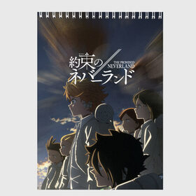 Скетчбук с принтом The promised neverland (Z) в Петрозаводске, 100% бумага
 | 48 листов, плотность листов — 100 г/м2, плотность картонной обложки — 250 г/м2. Листы скреплены сверху удобной пружинной спиралью | Тематика изображения на принте: promised neverland | the promised neverland | yakusoku no neverland | неверленд | обещанная страна | обещанная страна грёз | обещанный неверленд | якусоку но нэба