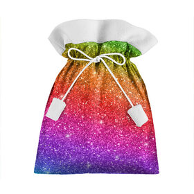 Подарочный 3D мешок с принтом Блестки радуги в Петрозаводске, 100% полиэстер | Размер: 29*39 см | абстракция | блеск | блестки | блестяжки | блестяшки | градиент | радуга | узор | фон | яркий узор