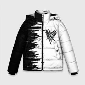 Зимняя куртка для мальчиков 3D с принтом Velial Squad, в Петрозаводске, ткань верха — 100% полиэстер; подклад — 100% полиэстер, утеплитель — 100% полиэстер | длина ниже бедра, удлиненная спинка, воротник стойка и отстегивающийся капюшон. Есть боковые карманы с листочкой на кнопках, утяжки по низу изделия и внутренний карман на молнии. 

Предусмотрены светоотражающий принт на спинке, радужный светоотражающий элемент на пуллере молнии и на резинке для утяжки | music | rap | russian rap | velial squad | балаклава | белый | велиал сквад | известные личности | музыка | музыканты | певцы | российский музыкальный коллектив | русский рэп | рэп | хип хоп | хорроркор группа | чёрный