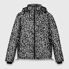 Мужская зимняя куртка 3D с принтом Grunge в Петрозаводске, верх — 100% полиэстер; подкладка — 100% полиэстер; утеплитель — 100% полиэстер | длина ниже бедра, свободный силуэт Оверсайз. Есть воротник-стойка, отстегивающийся капюшон и ветрозащитная планка. 

Боковые карманы с листочкой на кнопках и внутренний карман на молнии. | texture | анархия | буквы | иероглифы | иллюзии | мозайка | надпись | оптические | паттерн | перья | полосы | слова | текстура | узор | фигуры | чб