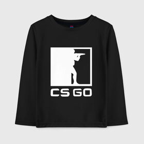 Детский лонгслив хлопок с принтом CS GO. в Петрозаводске, 100% хлопок | круглый вырез горловины, полуприлегающий силуэт, длина до линии бедер | astralis | awp | counter strike | cs go | cs go global offensive | cs:go | faze clan | hyper beast | team liquid | астралис | кс го | тим ликвид | фейз клан | хайпер бист