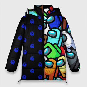 Женская зимняя куртка 3D с принтом Among Us + Brawl Stars в Петрозаводске, верх — 100% полиэстер; подкладка — 100% полиэстер; утеплитель — 100% полиэстер | длина ниже бедра, силуэт Оверсайз. Есть воротник-стойка, отстегивающийся капюшон и ветрозащитная планка. 

Боковые карманы с листочкой на кнопках и внутренний карман на молнии | among us | brawl | brawl stars | crewmate | crow | game | impostor | leon | logo | red | stars | амонг ac | амонгас | бравл старс | бравлы | ворон | игра | игры | импостер | космонавт | космос | крюмейт | леон | лого | логотип