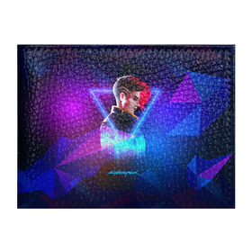 Обложка для студенческого билета с принтом Cyberpunk 2077 в Петрозаводске, натуральная кожа | Размер: 11*8 см; Печать на всей внешней стороне | Тематика изображения на принте: cyberpunk 2077 | игра | киберпанк | компьютерная | космос | неоновый | панк | персонаж | подарок | фиолетовый