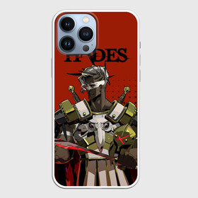 Чехол для iPhone 13 Pro Max с принтом Hades   Арес в Петрозаводске,  |  | hades | арес | бог | босс | игра | компьютерная | красный | лого | логотип | мифология | олимп | подарок | хейдc | хэйдс | черный