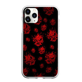 Чехол для iPhone 11 Pro матовый с принтом RED SAMURAI PATTERN в Петрозаводске, Силикон |  | 2019 | cd project red | cyberpunk 2077 | cyberpunk fashion | hacker | keanu reeves | maelstrom | militech | night city | quadra | samurai | samurai cyberpunk 2077 | sci fi | trauma team | v | ви | киану ривз | киберпанк 2077 | логотип | роботы | 