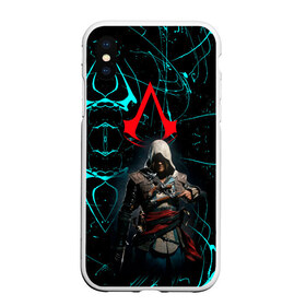 Чехол для iPhone XS Max матовый с принтом Assassin’s Creed в Петрозаводске, Силикон | Область печати: задняя сторона чехла, без боковых панелей | action adventure | action rpg | creed | игра | мультиплатформенная | паркур | стелс