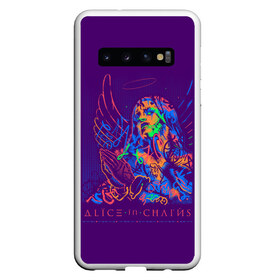 Чехол для Samsung Galaxy S10 с принтом Alice in Chains в Петрозаводске, Силикон | Область печати: задняя сторона чехла, без боковых панелей | alice in chains | алиса в цепях | альтернативный метал | гранж | рок | сладж метал | хард рок | хеви метал | элис ин чэйнс