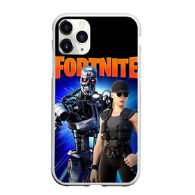 Чехол для iPhone 11 Pro матовый с принтом Fortnite терминатор в Петрозаводске, Силикон |  | fortnite | t 800 | terminator | терминатор