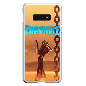 Чехол для Samsung S10E с принтом Fortnite терминатор в Петрозаводске, Силикон | Область печати: задняя сторона чехла, без боковых панелей | fortnite | t 800 | terminator | терминатор