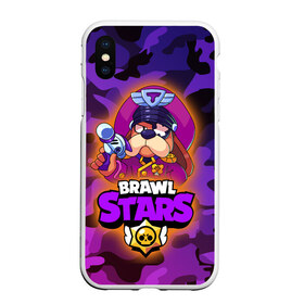 Чехол для iPhone XS Max матовый с принтом Генерал Гавс - Brawl Stars в Петрозаводске, Силикон | Область печати: задняя сторона чехла, без боковых панелей | brawl | brawler | brawlstars | chromatic | colonel | legendary | ruffs | supercell | боец | бравл | бравлер | бравлпасс | бравлстарс | бравлстарсигра | лега | легендарка | новый перс | перс бравл | суперселл | суперцел | хр