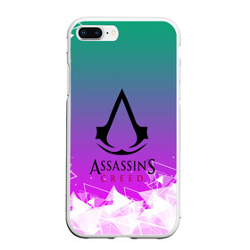 Чехол для iPhone 7Plus/8 Plus матовый с принтом Assassin’s Creed в Петрозаводске, Силикон | Область печати: задняя сторона чехла, без боковых панелей | black flag | brotherhood | chronicles | creed | game | origins | revelations | rogue | syndicate | unity | valhalla | альтаир | ассасин | игры | кинжал | пираты