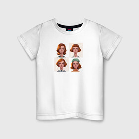 Детская футболка хлопок с принтом Ход Королевы в Петрозаводске, 100% хлопок | круглый вырез горловины, полуприлегающий силуэт, длина до линии бедер | 