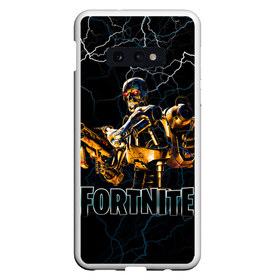 Чехол для Samsung S10E с принтом Fortnite T-800 в Петрозаводске, Силикон | Область печати: задняя сторона чехла, без боковых панелей | 