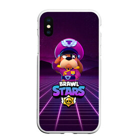 Чехол для iPhone XS Max матовый с принтом Brawl Stars - Colonel Ruffs в Петрозаводске, Силикон | Область печати: задняя сторона чехла, без боковых панелей | brawl | brawl ruffs | brawl stars | brawler | colonel ruffs | leon | new brawler | ruffs | ruffus | starrforce | бравл | бравл гавс | бравл пес | бравл собака | бравл старс | бравлер | гавс | генерал гавс | генерал пес | леон | руффс |