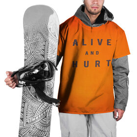 Накидка на куртку 3D с принтом Alive and hurt в Петрозаводске, 100% полиэстер |  | alive | and | ash | form | hip hop | hurt | is | lil peep | lilpeep | lilpip | our | purest | rap | rep | лил пип | лилпип | реп | рэп | хип хоп | эмо рэп