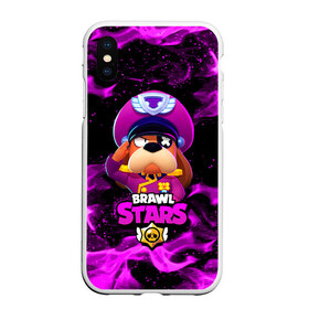 Чехол для iPhone XS Max матовый с принтом ГЕНЕРАЛ ГАВС - Brawl Stars в Петрозаводске, Силикон | Область печати: задняя сторона чехла, без боковых панелей | brawl stars | brawl stars 5 | brawl stars 5 сезон | ronin rufus | бравл старс | бравлы | гавс | генерал гавс | огонь | пламя | ронин гавс | собака