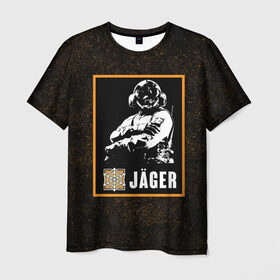 Мужская футболка 3D с принтом Jager в Петрозаводске, 100% полиэфир | прямой крой, круглый вырез горловины, длина до линии бедер | jager | r6s | rainbow six siege | оперативник | персонаж | ягер