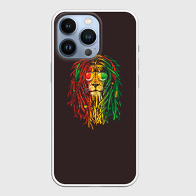 Чехол для iPhone 13 Pro с принтом Bob lion в Петрозаводске,  |  | Тематика изображения на принте: bob_marley | dreadlocks | hippie | jamaica | lion | reggae | боб марли | дреды | регги | хиппи | ямайка