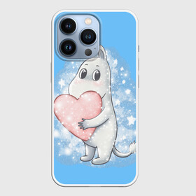 Чехол для iPhone 13 Pro с принтом Муми тролль с сердечком в Петрозаводске,  |  | 14февраля | аниме | деньсвятоговалентина | любовь | мультфильм | муми тролль | мумидолина | мумитролли | мумитролль | сказка