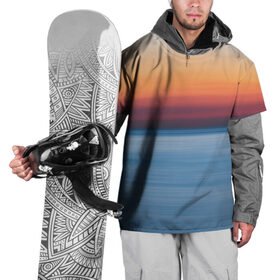 Накидка на куртку 3D с принтом Рассвет на берегу в Петрозаводске, 100% полиэстер |  | nature | save the nature | берег | берегите природу | корабли | море | природа | рассвет | солнце