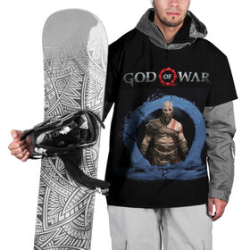 Накидка на куртку 3D с принтом God of War | Cratos в Петрозаводске, 100% полиэстер |  | Тематика изображения на принте: cratos | god of war | omega | ps4 | xbox