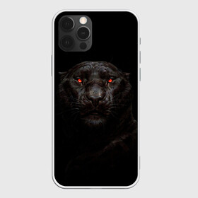 Чехол для iPhone 12 Pro Max с принтом ПАНТЕРА в Петрозаводске, Силикон |  | Тематика изображения на принте: animal | black | cat | dark | hunter | pantera | strong | глаза | грация | животные | звери | кошки | красота | пантера | сила | хищник