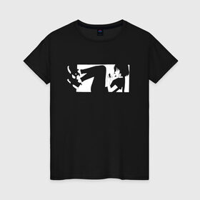 Женская футболка хлопок с принтом Поколение Z в Петрозаводске, 100% хлопок | прямой крой, круглый вырез горловины, длина до линии бедер, слегка спущенное плечо | девушка | мобильный | технология | цифровой | человек