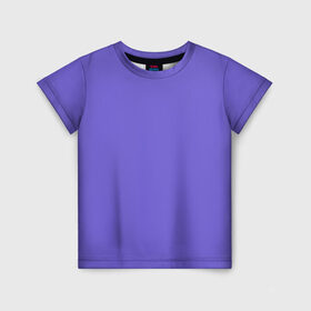 Детская футболка 3D с принтом Аспидно-синий в Петрозаводске, 100% гипоаллергенный полиэфир | прямой крой, круглый вырез горловины, длина до линии бедер, чуть спущенное плечо, ткань немного тянется | Тематика изображения на принте: без дизайна | без картинки | одноцветные | синий