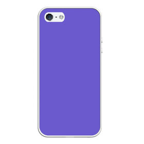 Чехол для iPhone 5/5S матовый с принтом Аспидно-синий в Петрозаводске, Силикон | Область печати: задняя сторона чехла, без боковых панелей | без дизайна | без картинки | одноцветные | синий