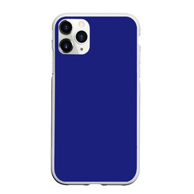 Чехол для iPhone 11 Pro Max матовый с принтом Синий в Петрозаводске, Силикон |  | blue | geometry | neon | texture | один тон | однотон | синий | текстура