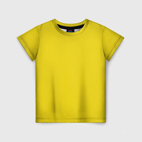 Детская футболка 3D с принтом Жёлтый в Петрозаводске, 100% гипоаллергенный полиэфир | прямой крой, круглый вырез горловины, длина до линии бедер, чуть спущенное плечо, ткань немного тянется | geometry | neon | texture | yellow | жёлтый | один тон | однотон | текстура