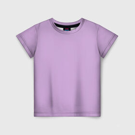 Детская футболка 3D с принтом Глициниевый цвет (без рисунка) в Петрозаводске, 100% гипоаллергенный полиэфир | прямой крой, круглый вырез горловины, длина до линии бедер, чуть спущенное плечо, ткань немного тянется | Тематика изображения на принте: глициниевый | однотонный | пурпурный | розовый | фиолетовый | цвет