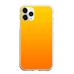 Чехол для iPhone 11 Pro Max матовый с принтом Оранжевый градиент в Петрозаводске, Силикон |  | градиент | желтый | оранжевый | цвет