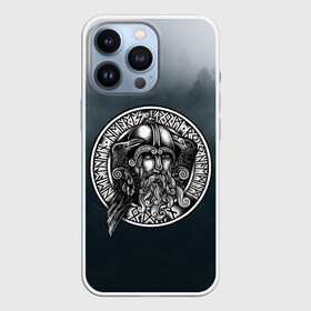 Чехол для iPhone 13 Pro с принтом руны в Петрозаводске,  |  | ethnic | folk | runes | slav | воин | ворон | доспехи | руны | русь | славяне | фолк | фольклор | шлем | этника | этно | язычество