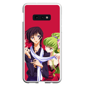 Чехол для Samsung S10E с принтом Code geass Код Гиас в Петрозаводске, Силикон | Область печати: задняя сторона чехла, без боковых панелей | anime | академия | аниме | анимэ | ашфорд | гиас | зеро | код гиас | лелуш | лулу | черный принц