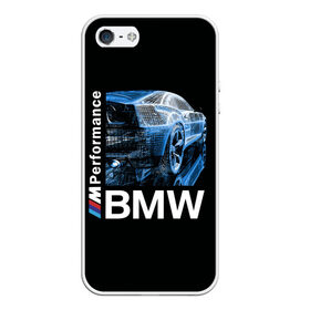 Чехол для iPhone 5/5S матовый с принтом BMW в Петрозаводске, Силикон | Область печати: задняя сторона чехла, без боковых панелей | auto | bmw машины | авто | автомобильные | бмв