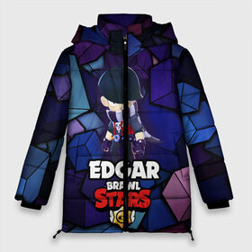 Женская зимняя куртка 3D с принтом BRAWL STARS EDGAR в Петрозаводске, верх — 100% полиэстер; подкладка — 100% полиэстер; утеплитель — 100% полиэстер | длина ниже бедра, силуэт Оверсайз. Есть воротник-стойка, отстегивающийся капюшон и ветрозащитная планка. 

Боковые карманы с листочкой на кнопках и внутренний карман на молнии | 8 bit | brawl stars | byron | colette | crow | edgar | gale | leon | max | mr.p | sally leon | shark | virus 8 bit | werewolf leon | акула | байрон | берли | бравл старс | ворон | коллет | макс | оборотень | эдгар