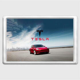 Магнит 45*70 с принтом Tesla Model 3 в Петрозаводске, Пластик | Размер: 78*52 мм; Размер печати: 70*45 | Тематика изображения на принте: 3 | america | auto | car | electric | elon | model | motors | musk | tesla | usa | vehicle | авто | америка | илон | маск | модель | сша | тесла | электромобиль
